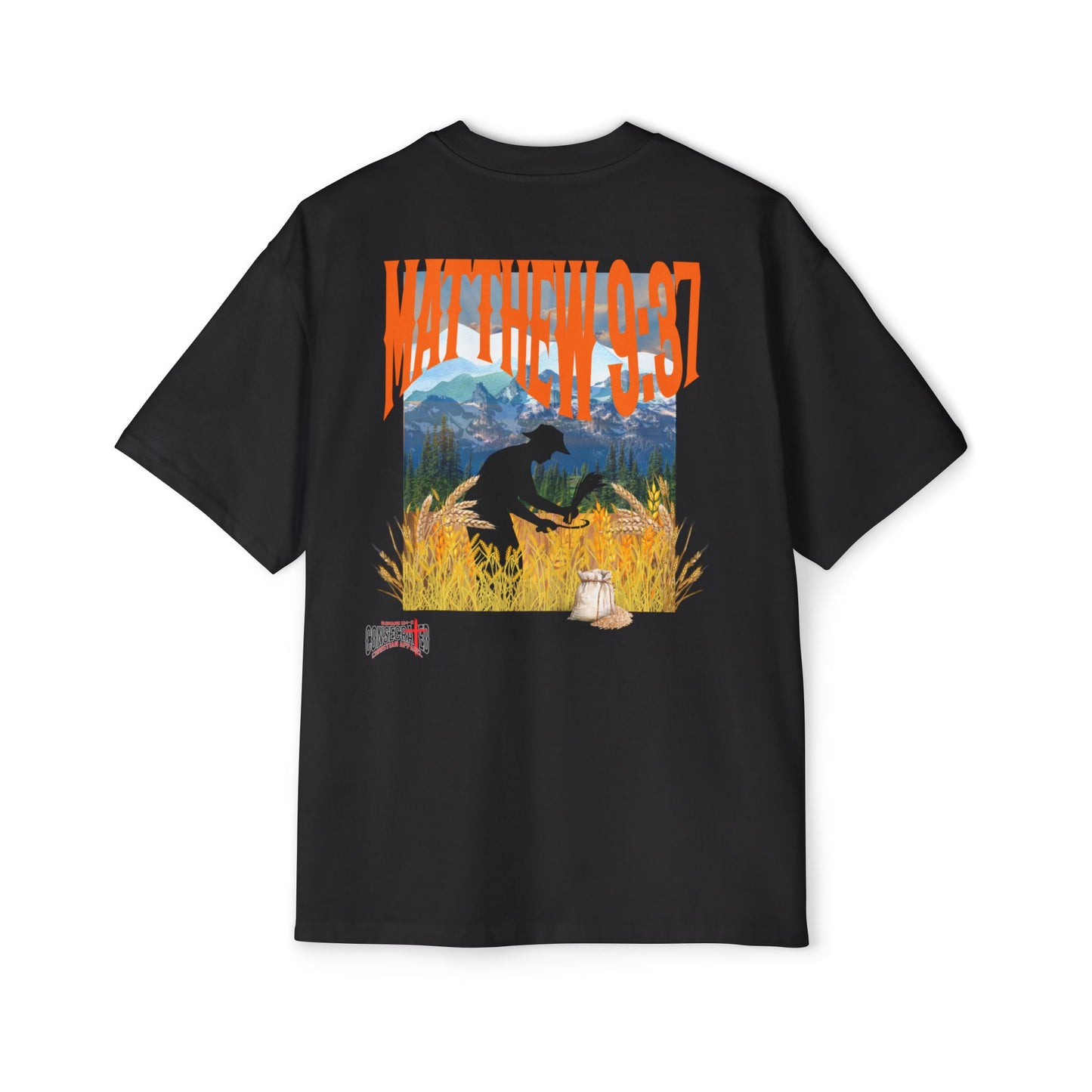 Harvest Plenty Laborers Few Unisex Boxy/Oversized Tee - Matthew 9:37
