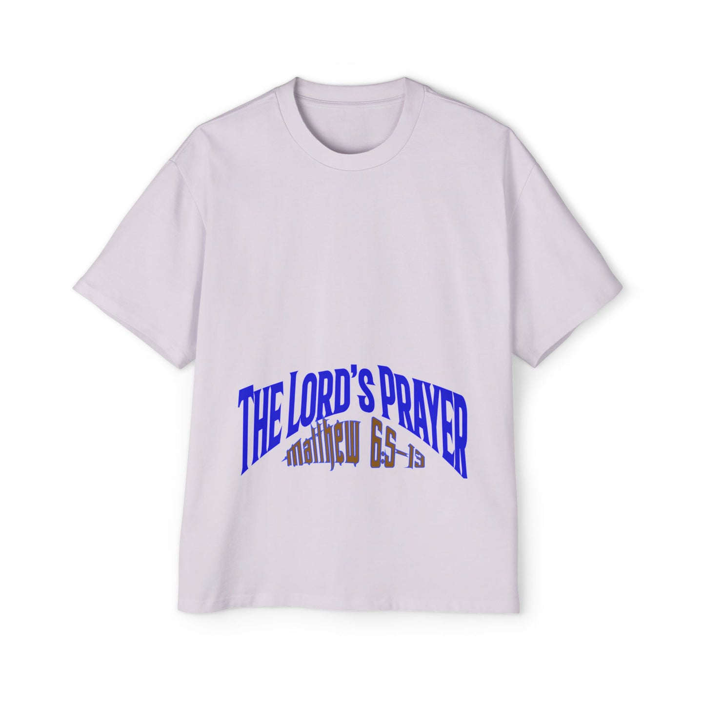 The Lord’s Prayer Tee Matthew 6:5-13 Unisex Boxy/Oversized