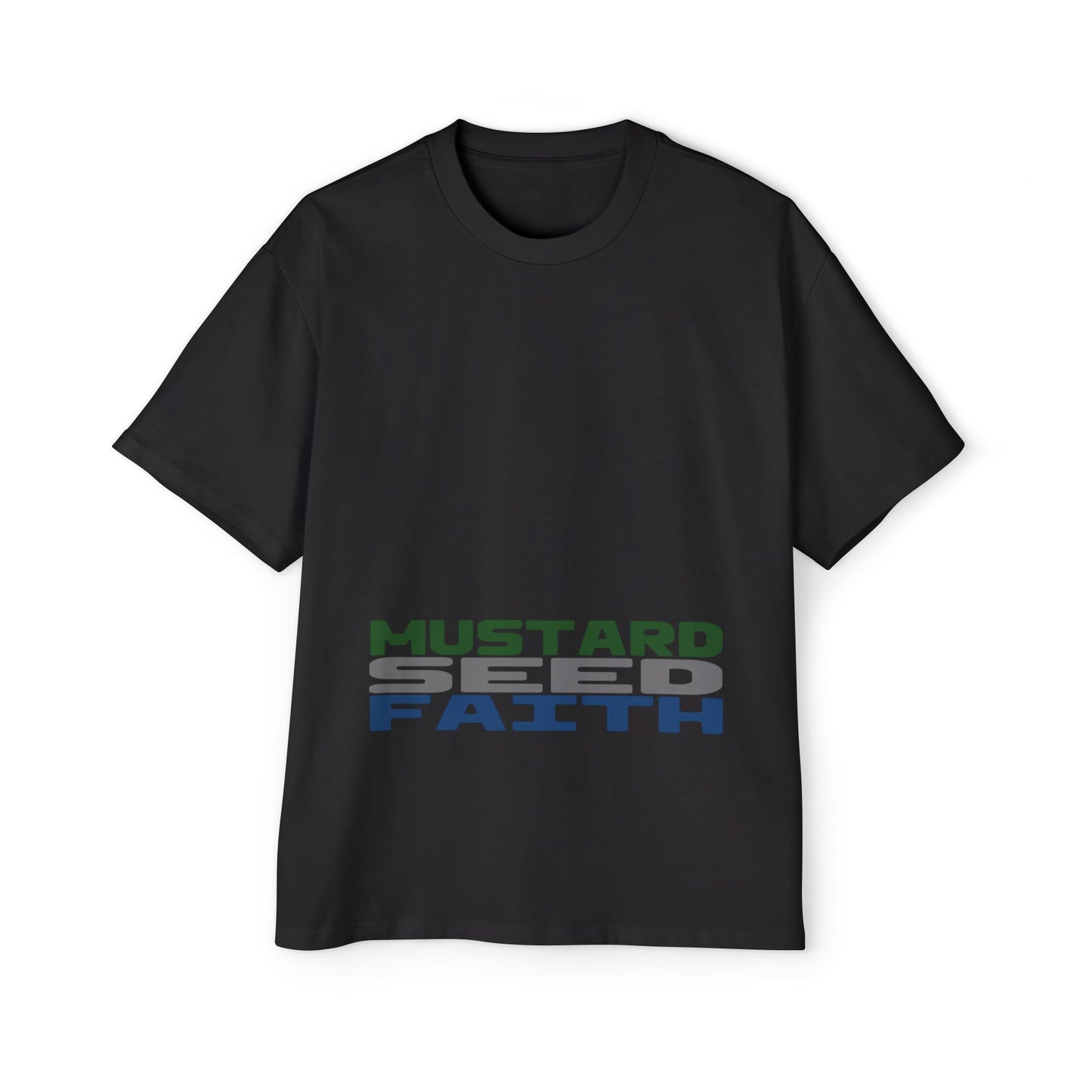Mustard Seed Faith, Boxy/Oversized Unisex Tee Cool Luke 17:6