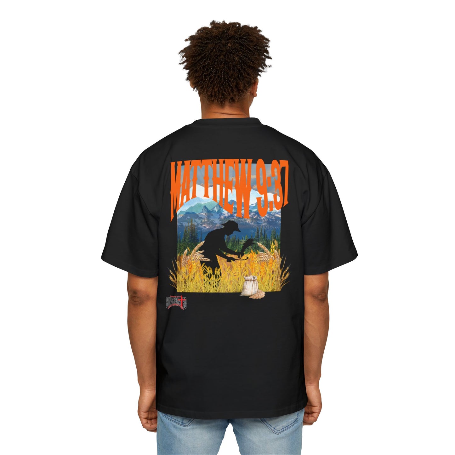 Harvest Plenty Laborers Few Unisex Boxy/Oversized Tee - Matthew 9:37