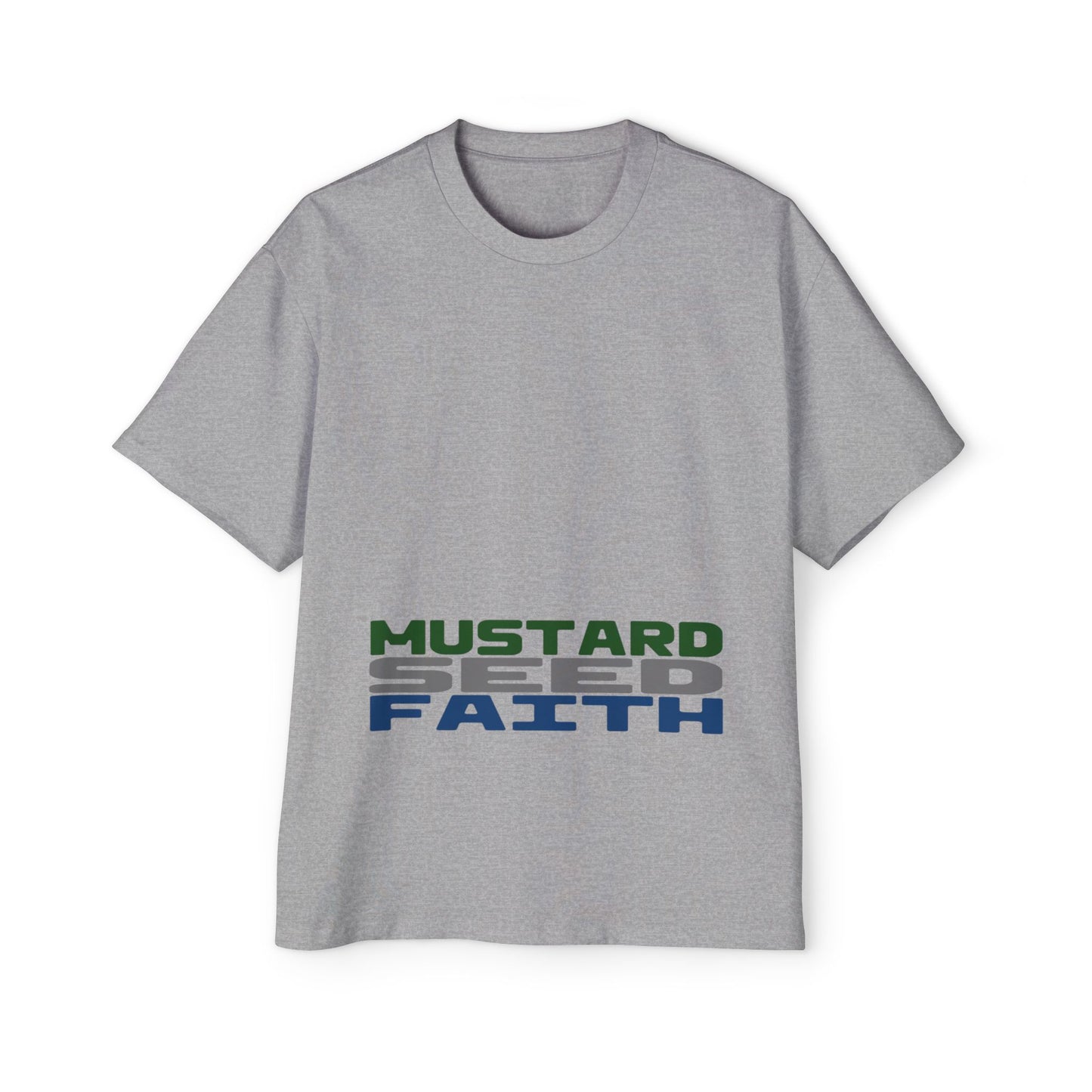 Mustard Seed Faith, Boxy/Oversized Unisex Tee Cool Luke 17:6