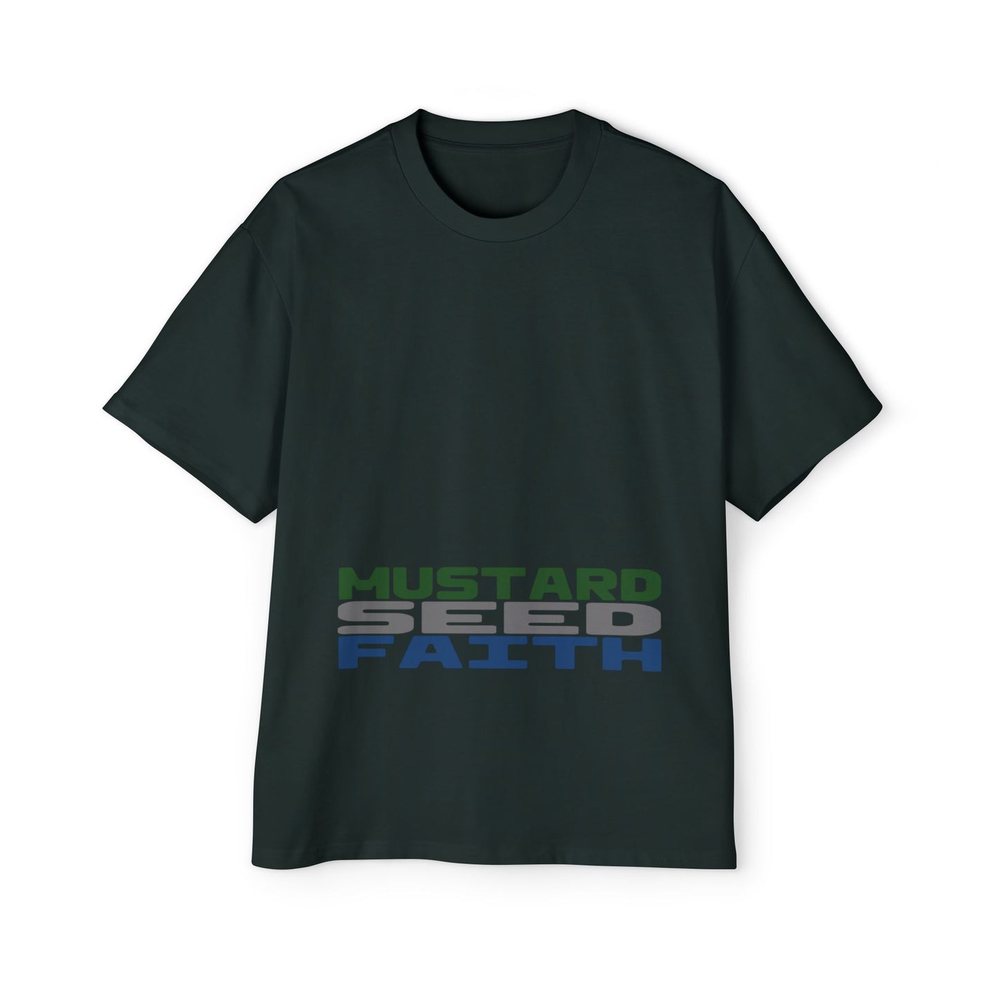 Mustard Seed Faith, Boxy/Oversized Unisex Tee Cool Luke 17:6