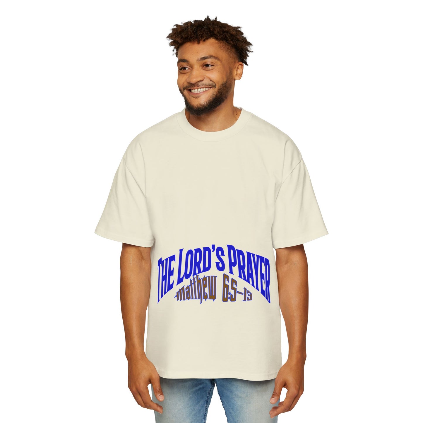 The Lord’s Prayer Tee Matthew 6:5-13 Unisex Boxy/Oversized