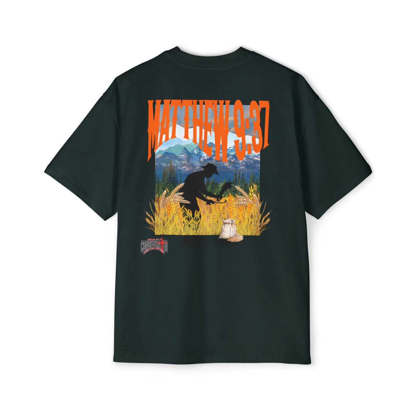 Harvest Plenty Laborers Few Unisex Boxy/Oversized Tee - Matthew 9:37