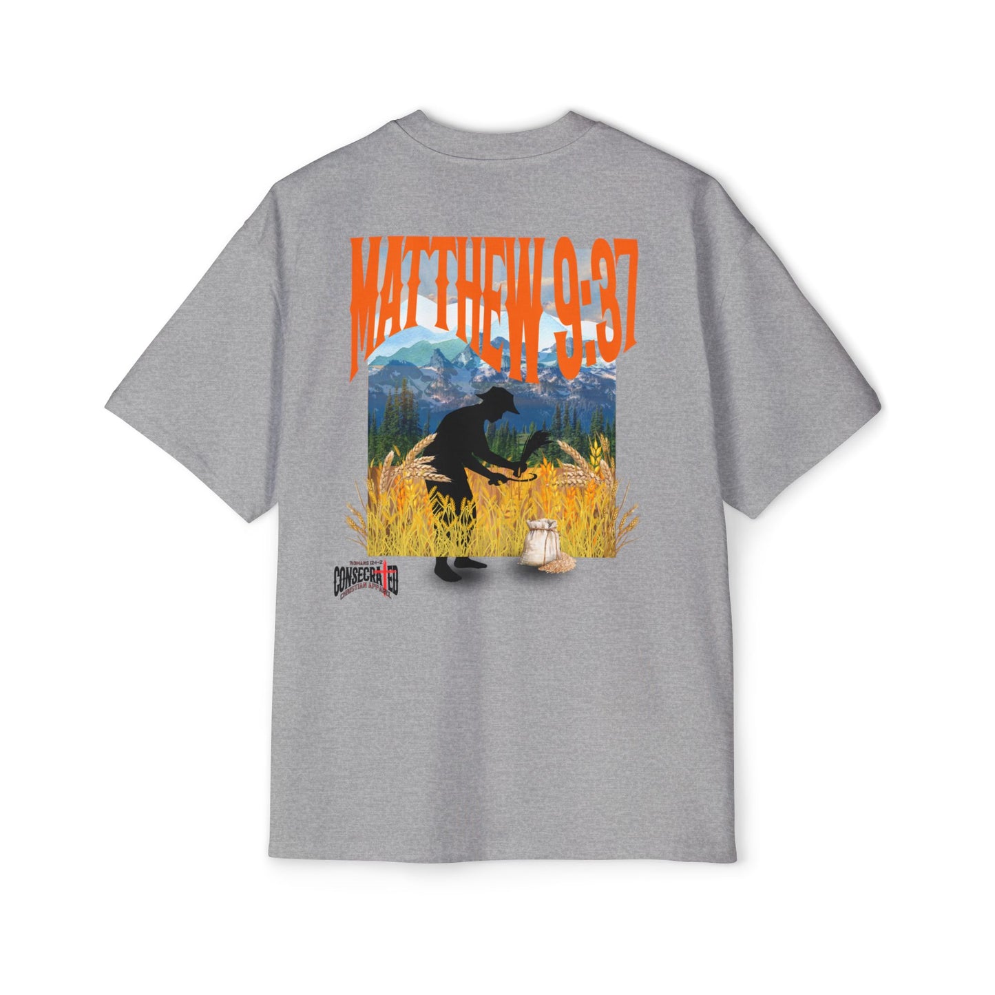Harvest Plenty Laborers Few Unisex Boxy/Oversized Tee - Matthew 9:37