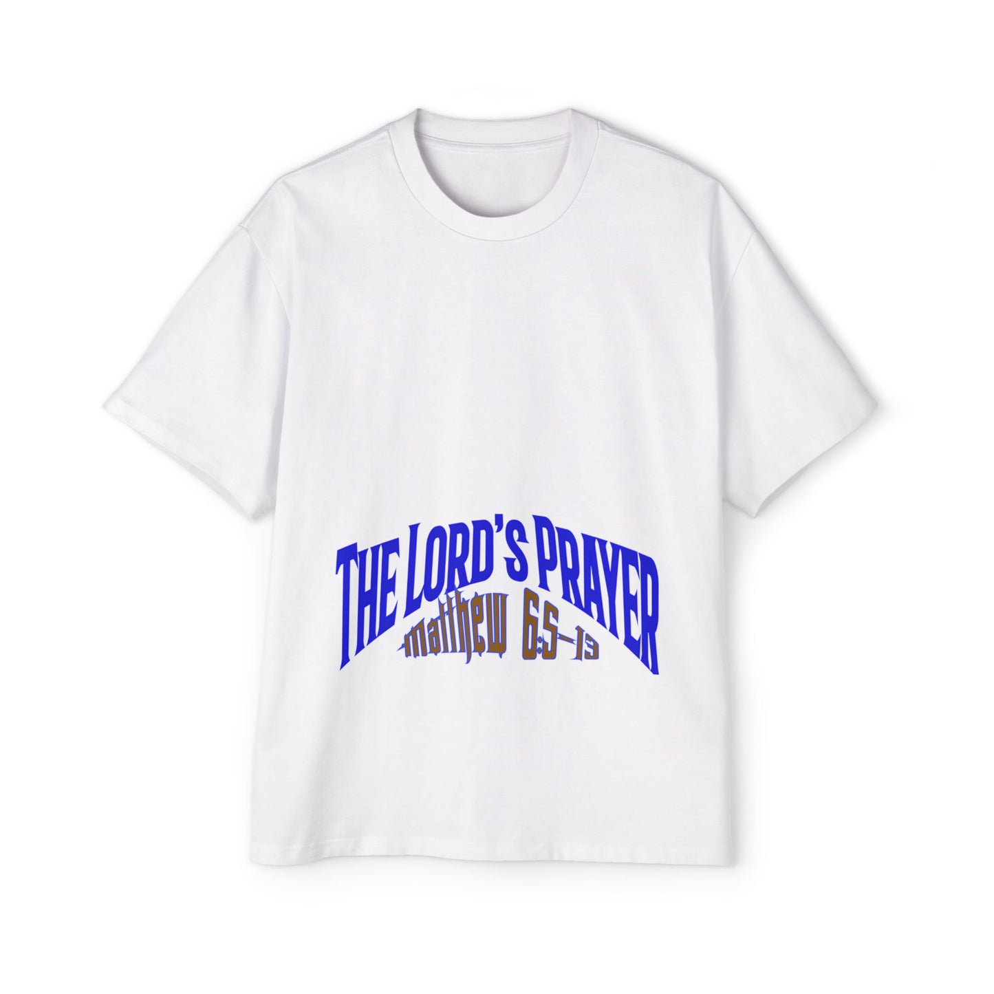 The Lord’s Prayer Tee Matthew 6:5-13 Unisex Boxy/Oversized