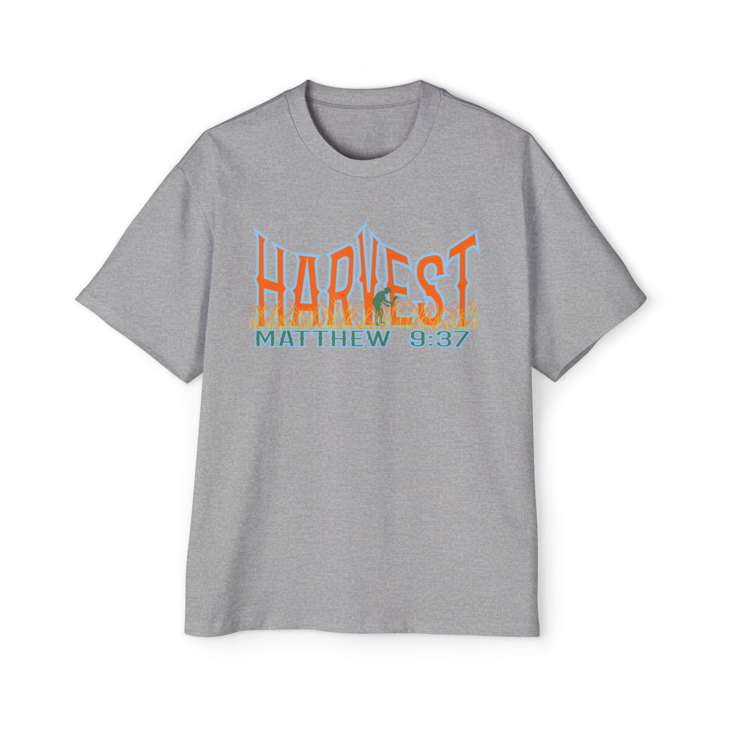 Harvest Plenty Laborers Few Unisex Boxy/Oversized Tee - Matthew 9:37