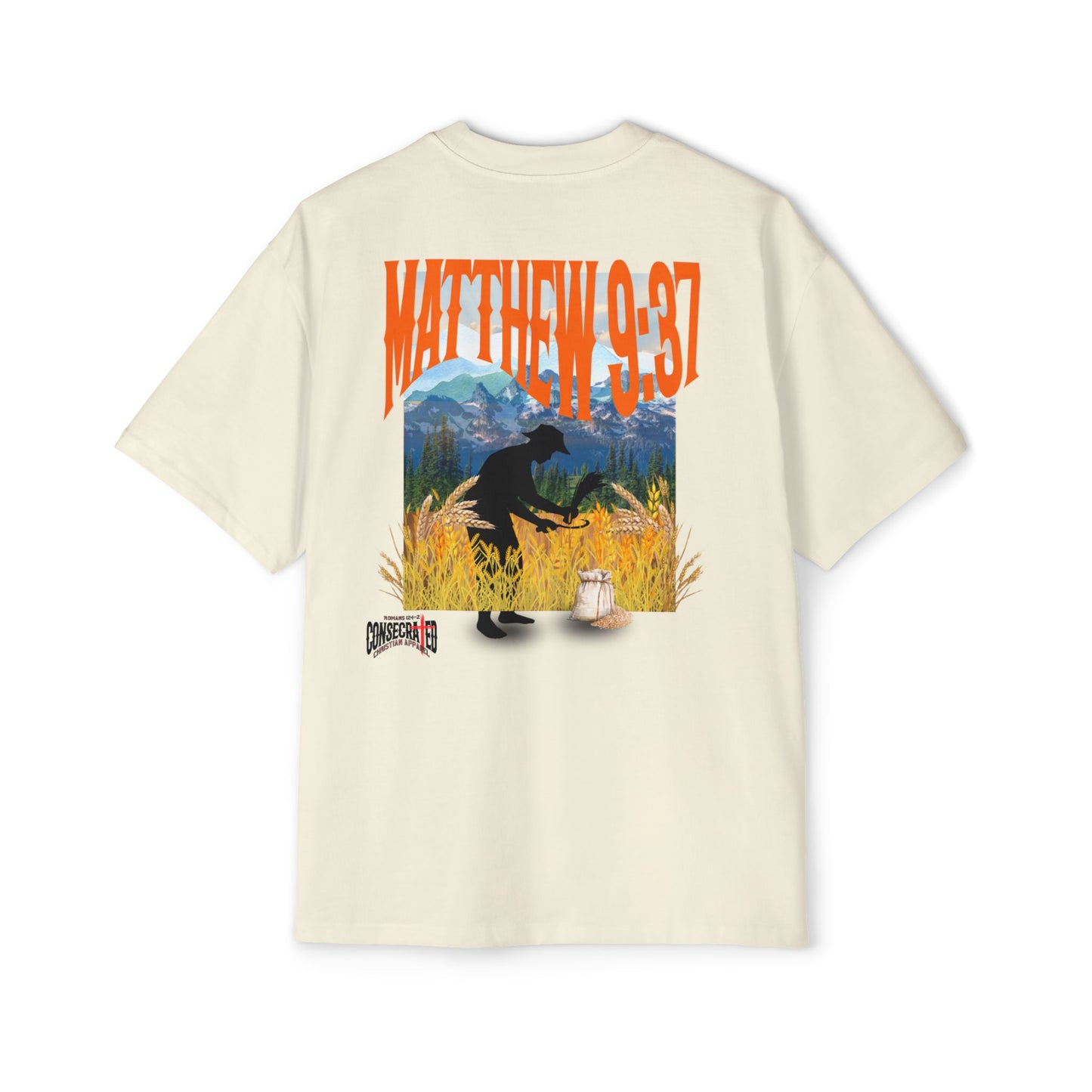 Harvest Plenty Laborers Few Unisex Boxy/Oversized Tee - Matthew 9:37