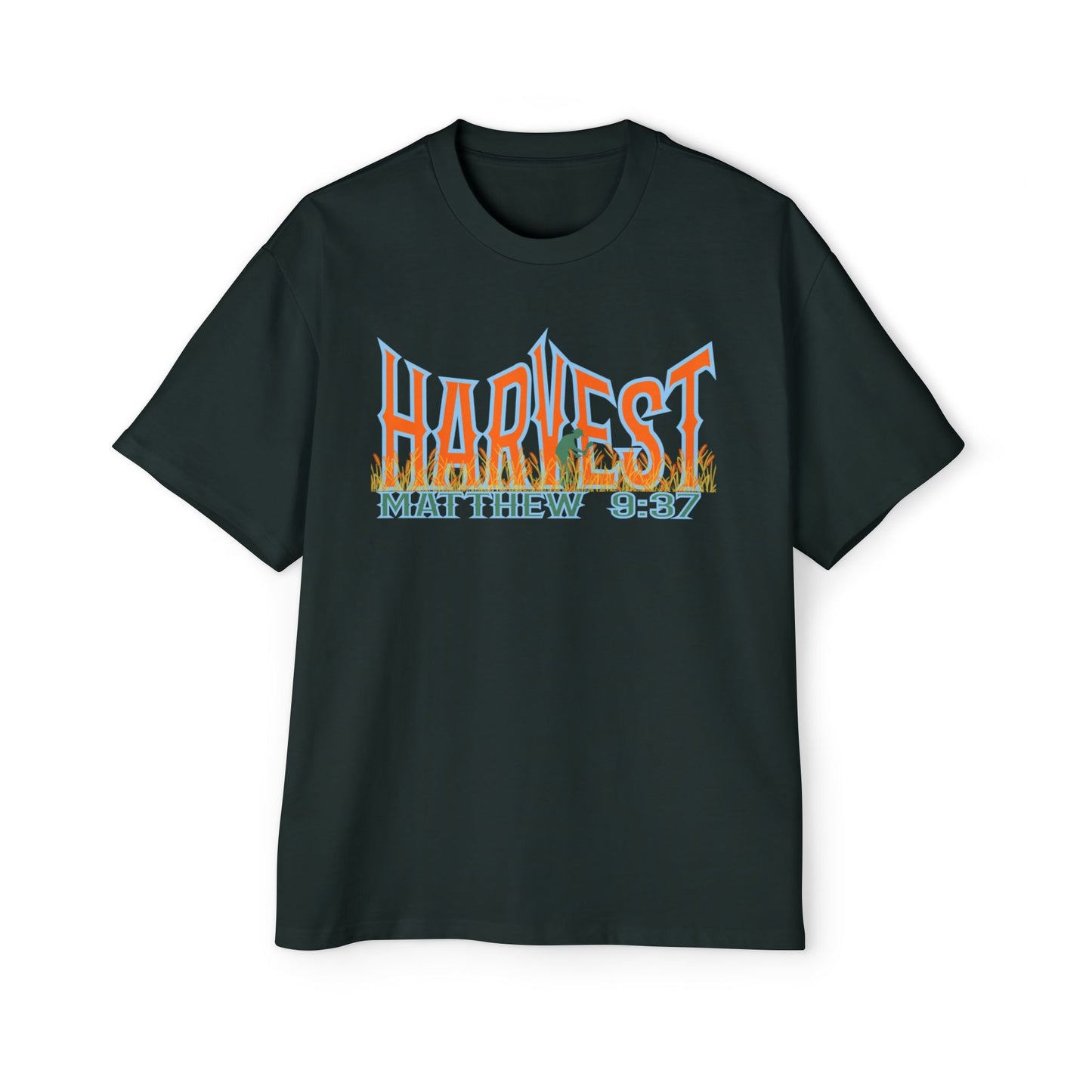 Harvest Plenty Laborers Few Unisex Boxy/Oversized Tee - Matthew 9:37