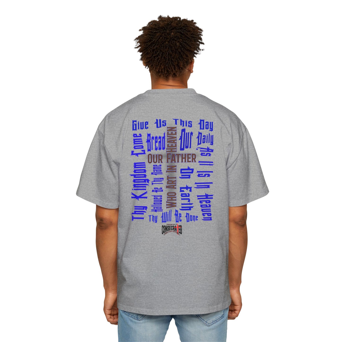 The Lord’s Prayer Tee Matthew 6:5-13 Unisex Boxy/Oversized