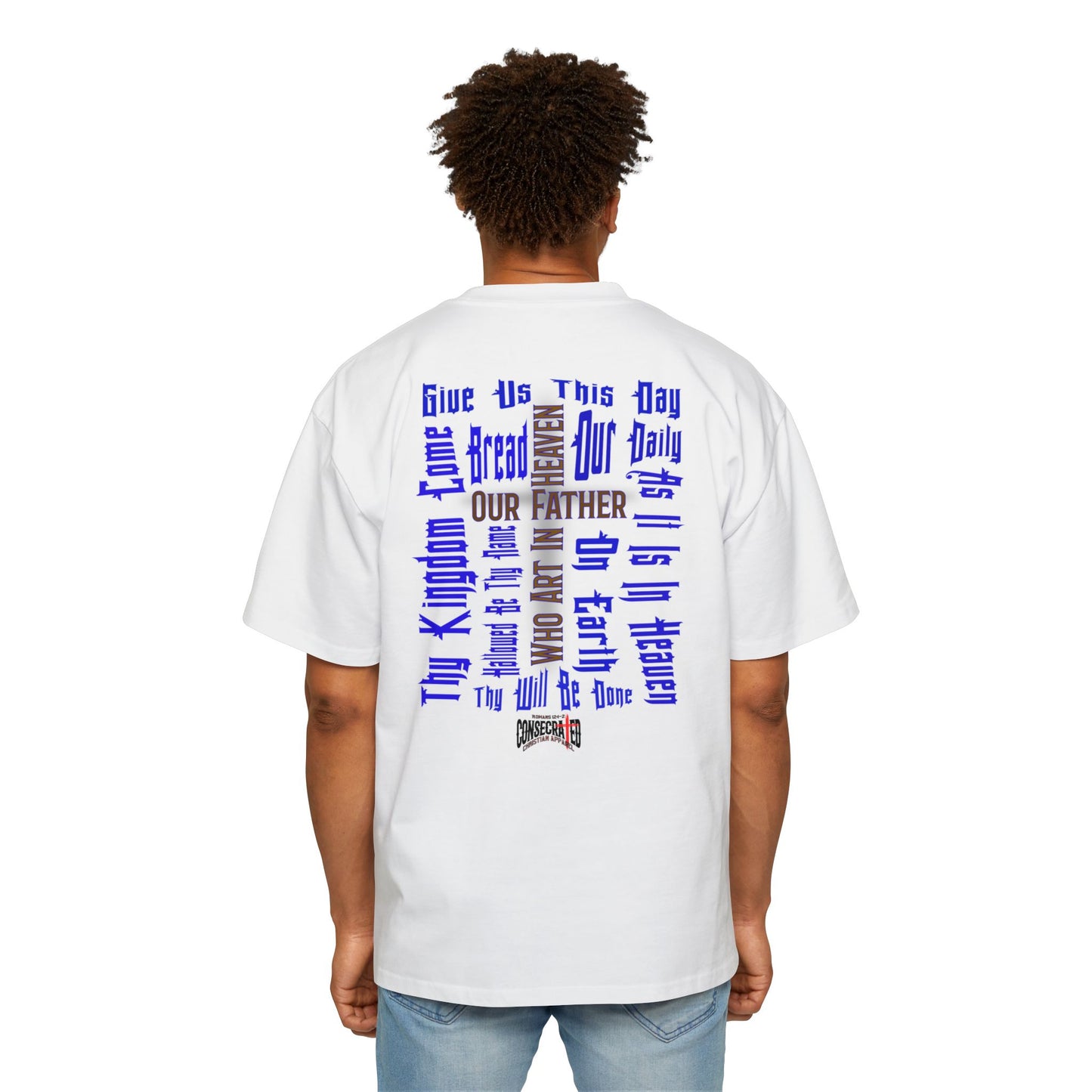 The Lord’s Prayer Tee Matthew 6:5-13 Unisex Boxy/Oversized