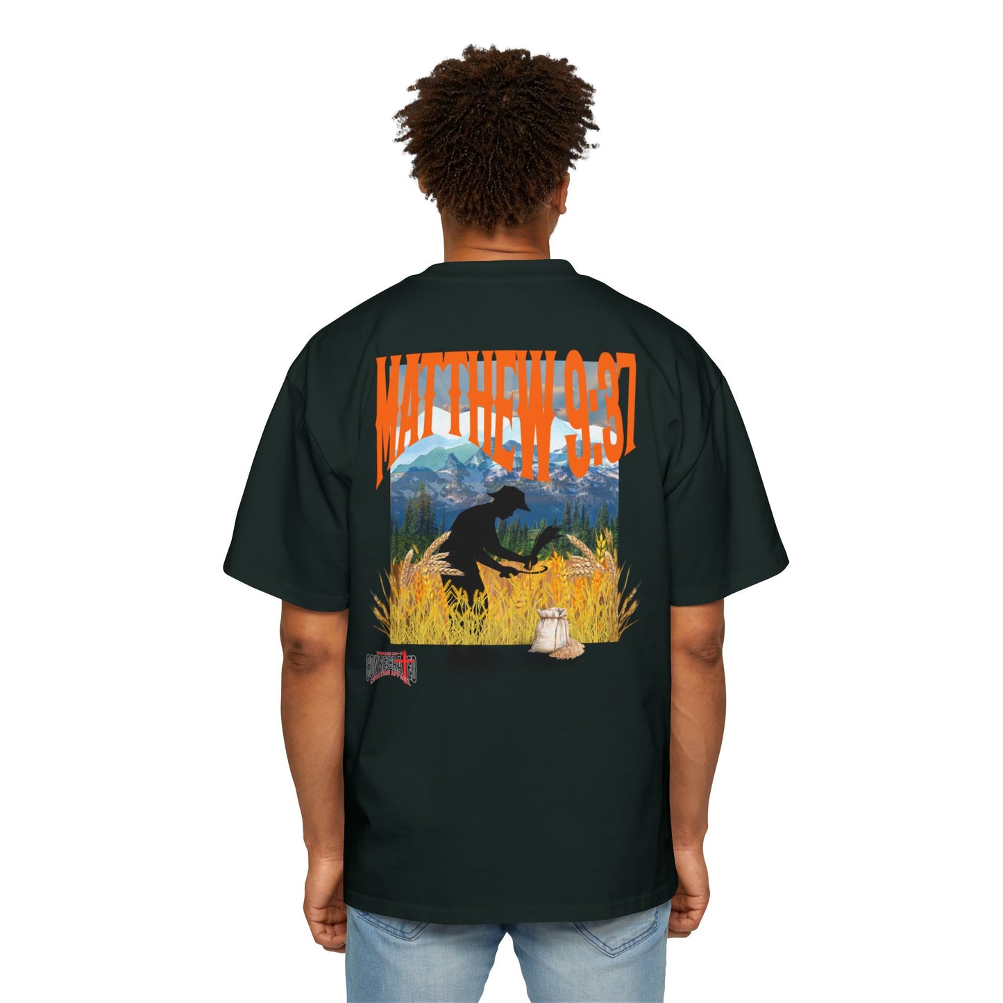 Harvest Plenty Laborers Few Unisex Boxy/Oversized Tee - Matthew 9:37