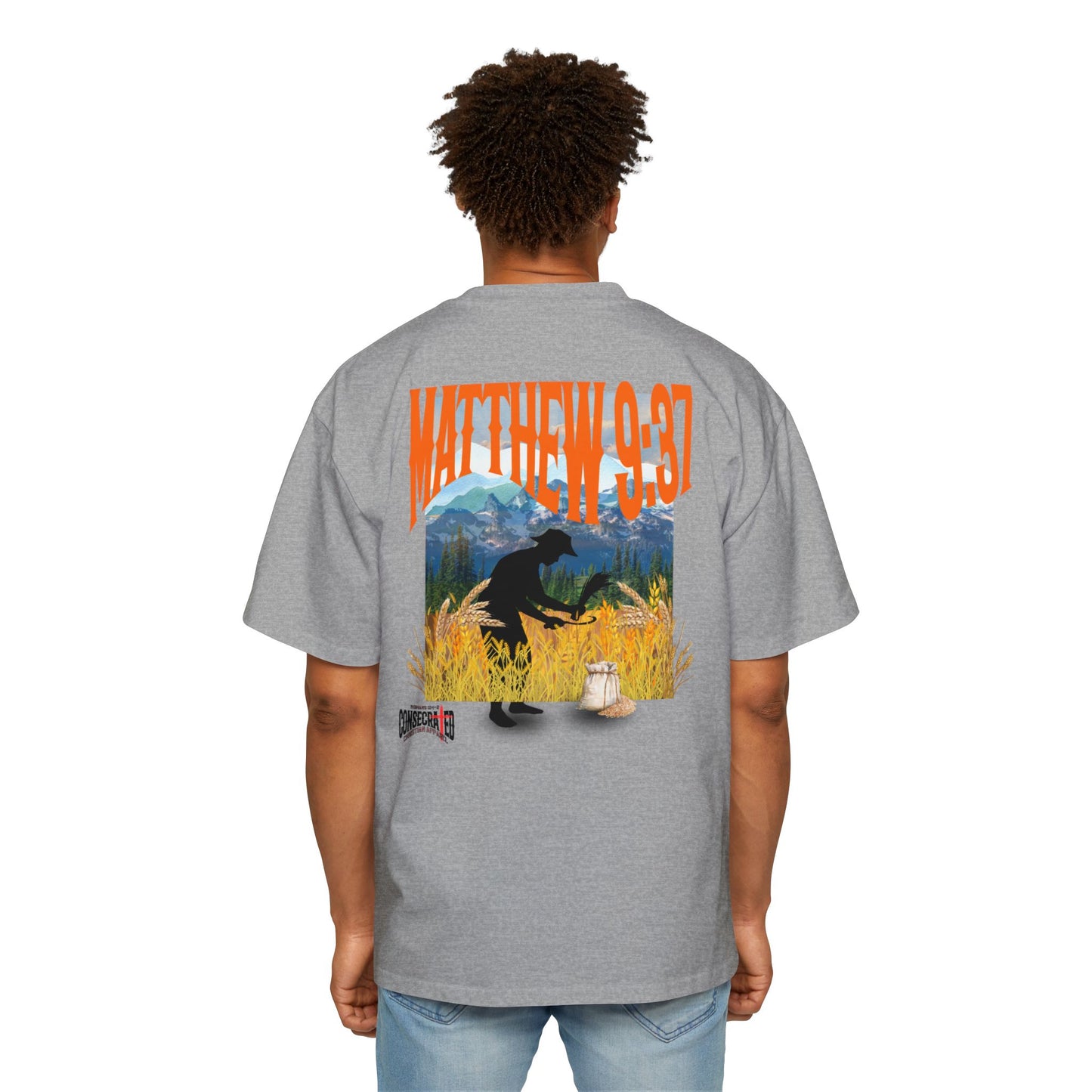 Harvest Plenty Laborers Few Unisex Boxy/Oversized Tee - Matthew 9:37