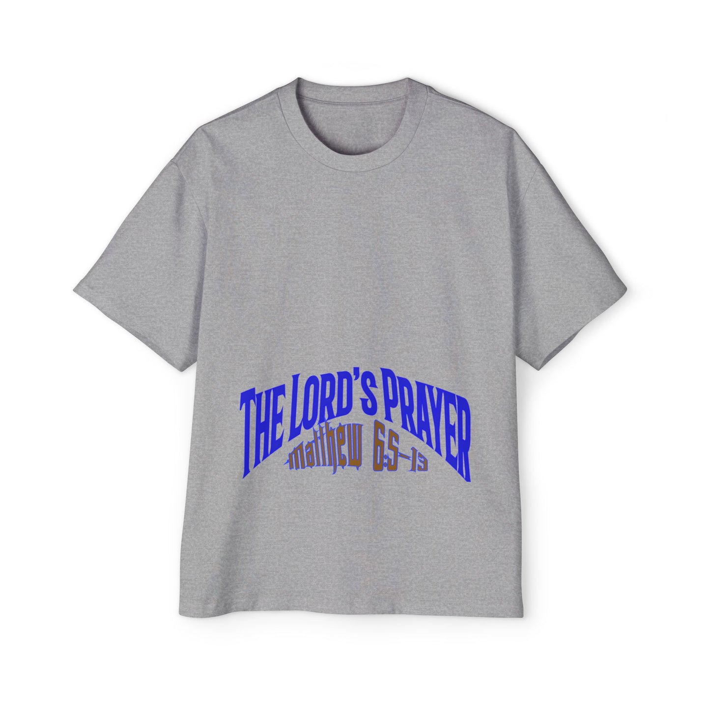 The Lord’s Prayer Tee Matthew 6:5-13 Unisex Boxy/Oversized