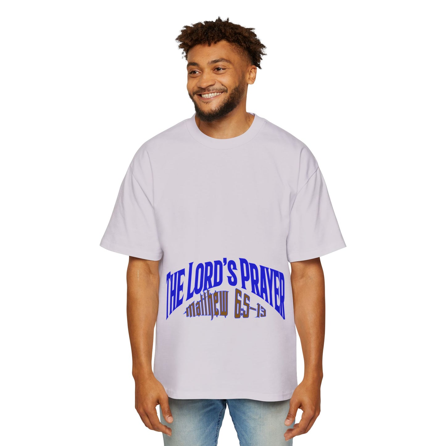 The Lord’s Prayer Tee Matthew 6:5-13 Unisex Boxy/Oversized