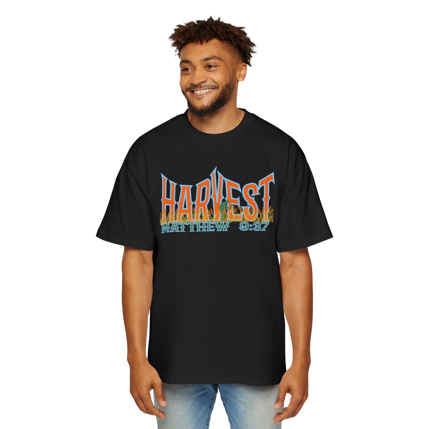 Harvest Plenty Laborers Few Unisex Boxy/Oversized Tee - Matthew 9:37