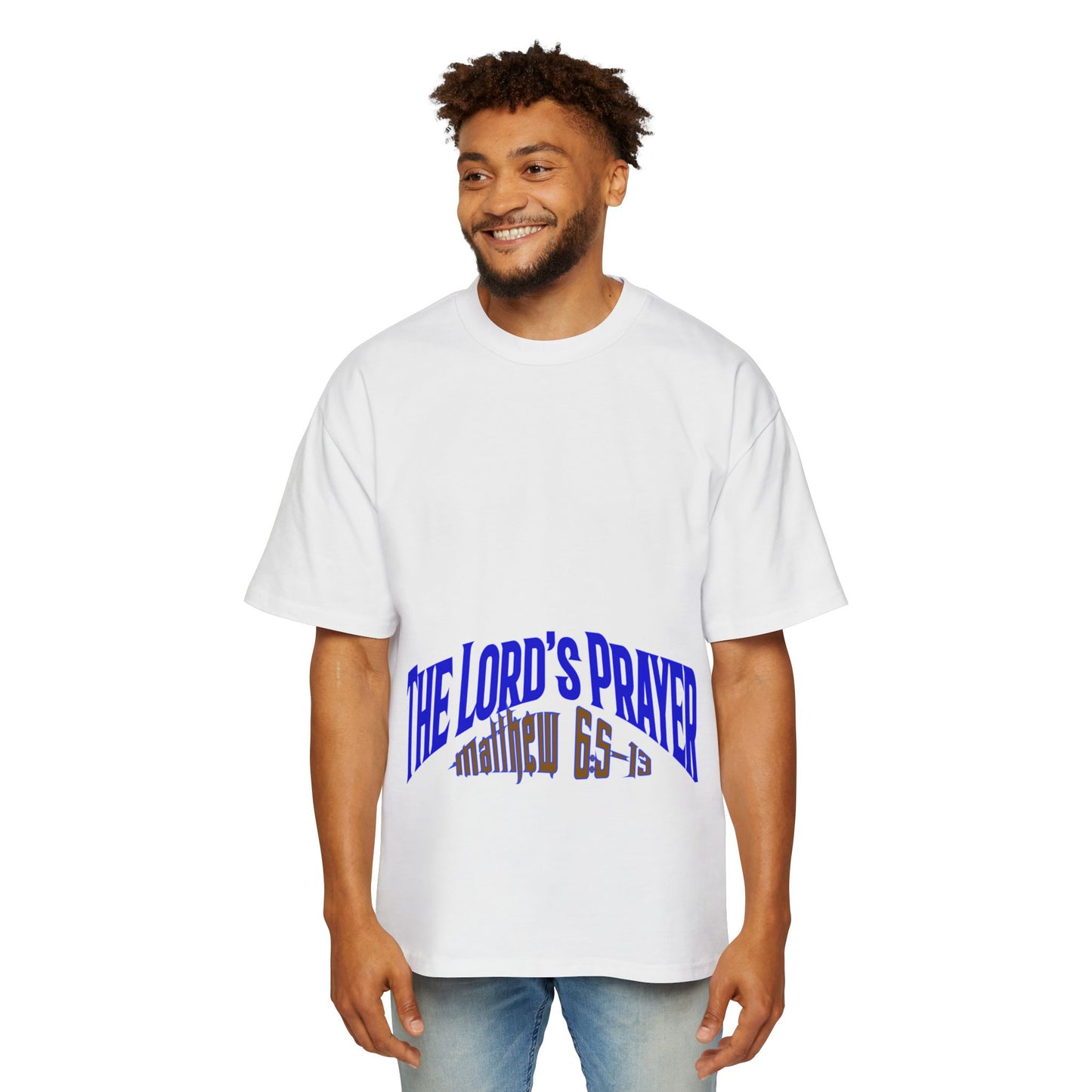 The Lord’s Prayer Tee Matthew 6:5-13 Unisex Boxy/Oversized