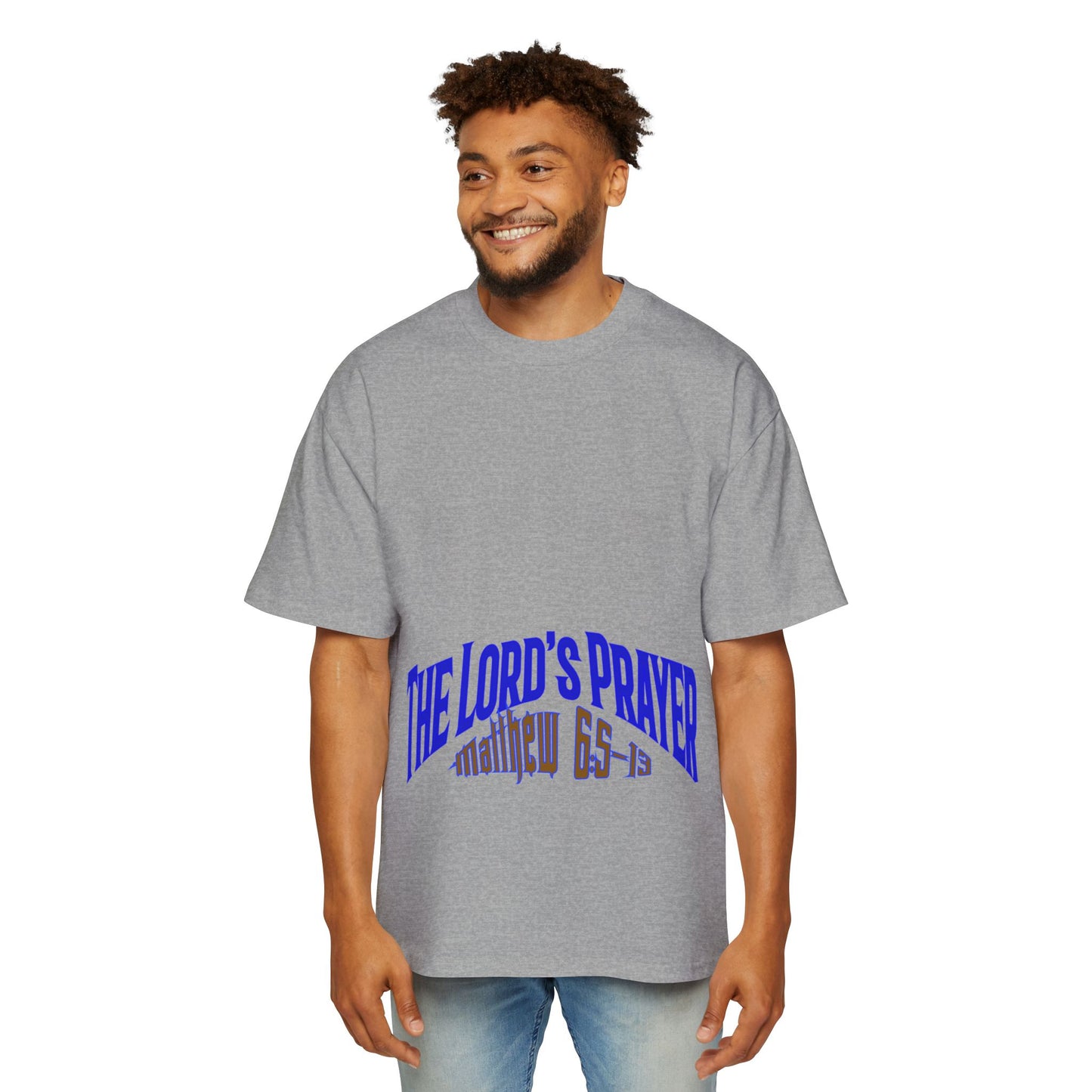 The Lord’s Prayer Tee Matthew 6:5-13 Unisex Boxy/Oversized