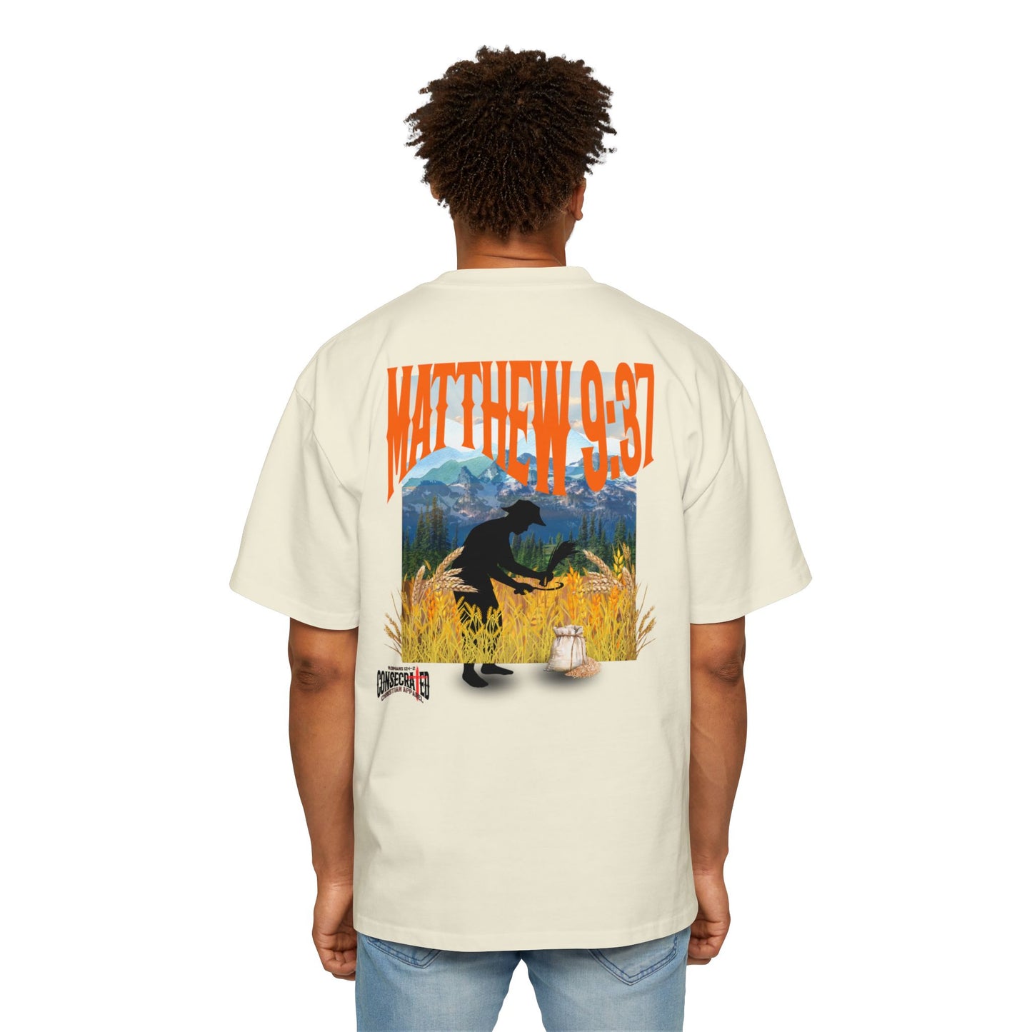 Harvest Plenty Laborers Few Unisex Boxy/Oversized Tee - Matthew 9:37